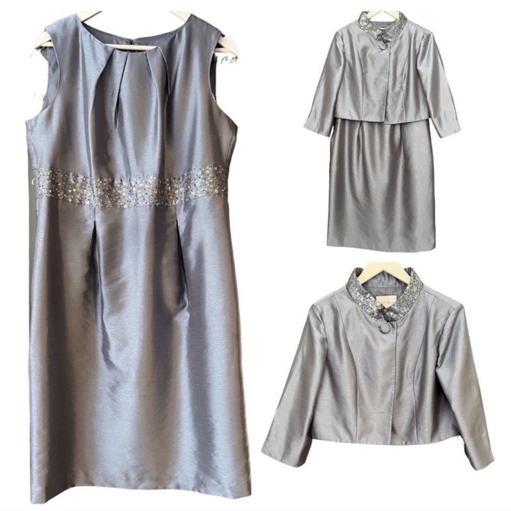 David’s Bridal Mother of the Bride/Groom Dress with Matching Jacket Size 16